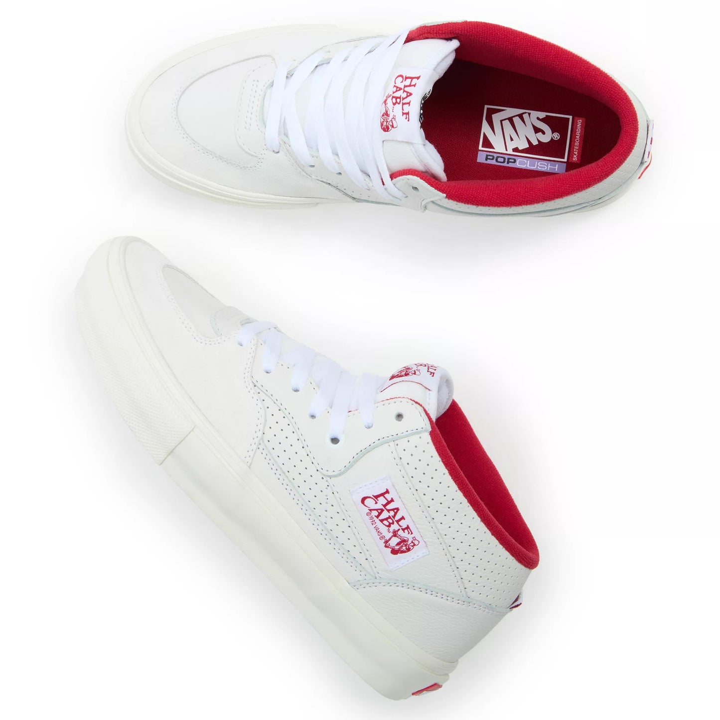 Vans Skate Half Cab - Vintage Sport White/Red