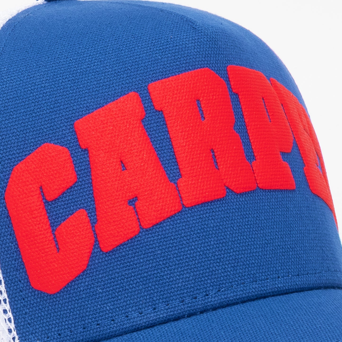 Carpet Company Varsity Trucker Hat - Blue