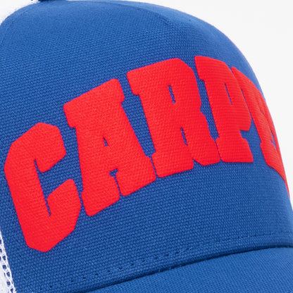 Carpet Company Varsity Trucker Hat - Blue
