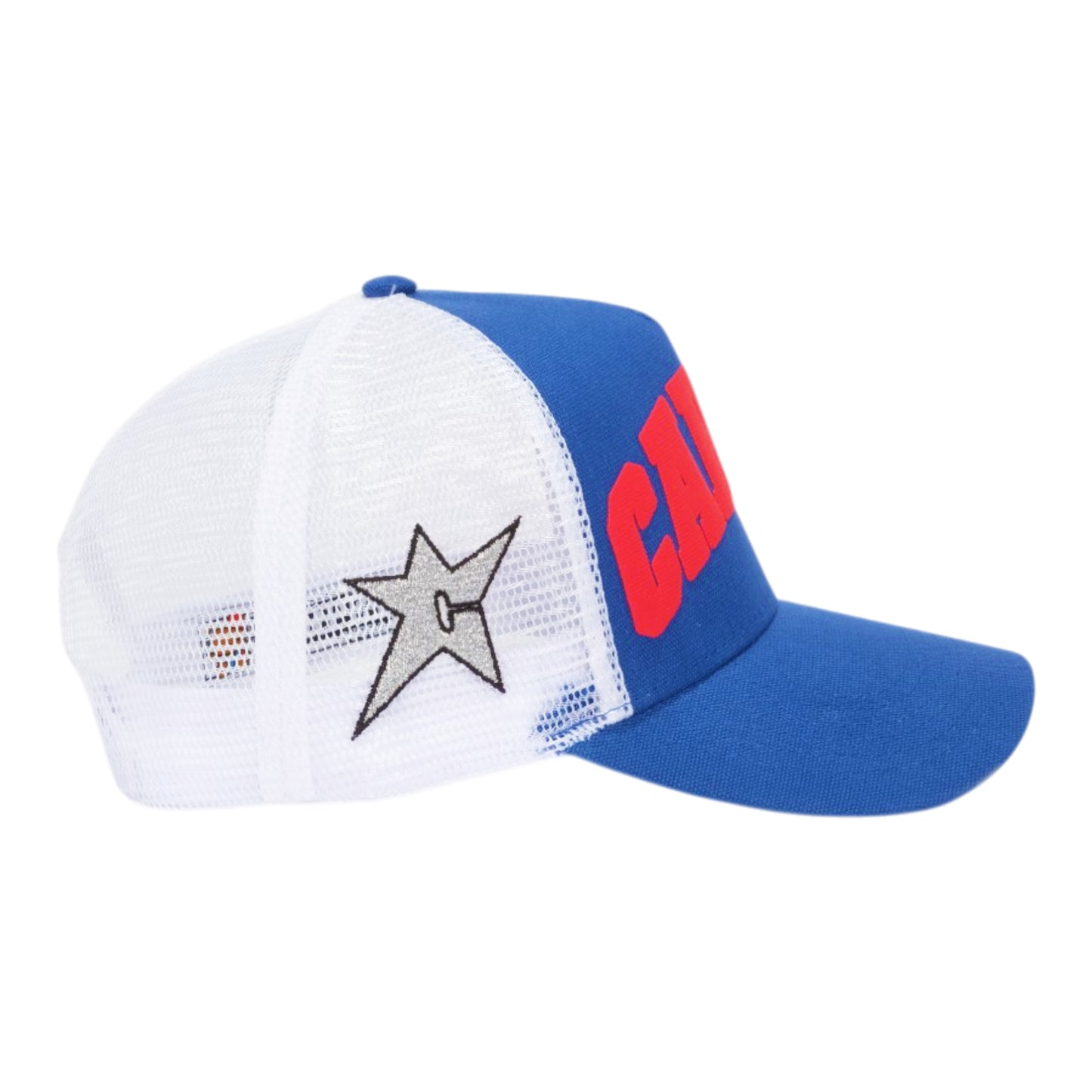 Carpet Company Varsity Trucker Hat - Blue