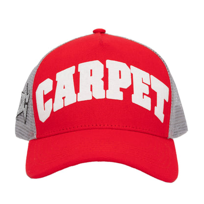 Carpet Company Varsity Trucker Hat - Red