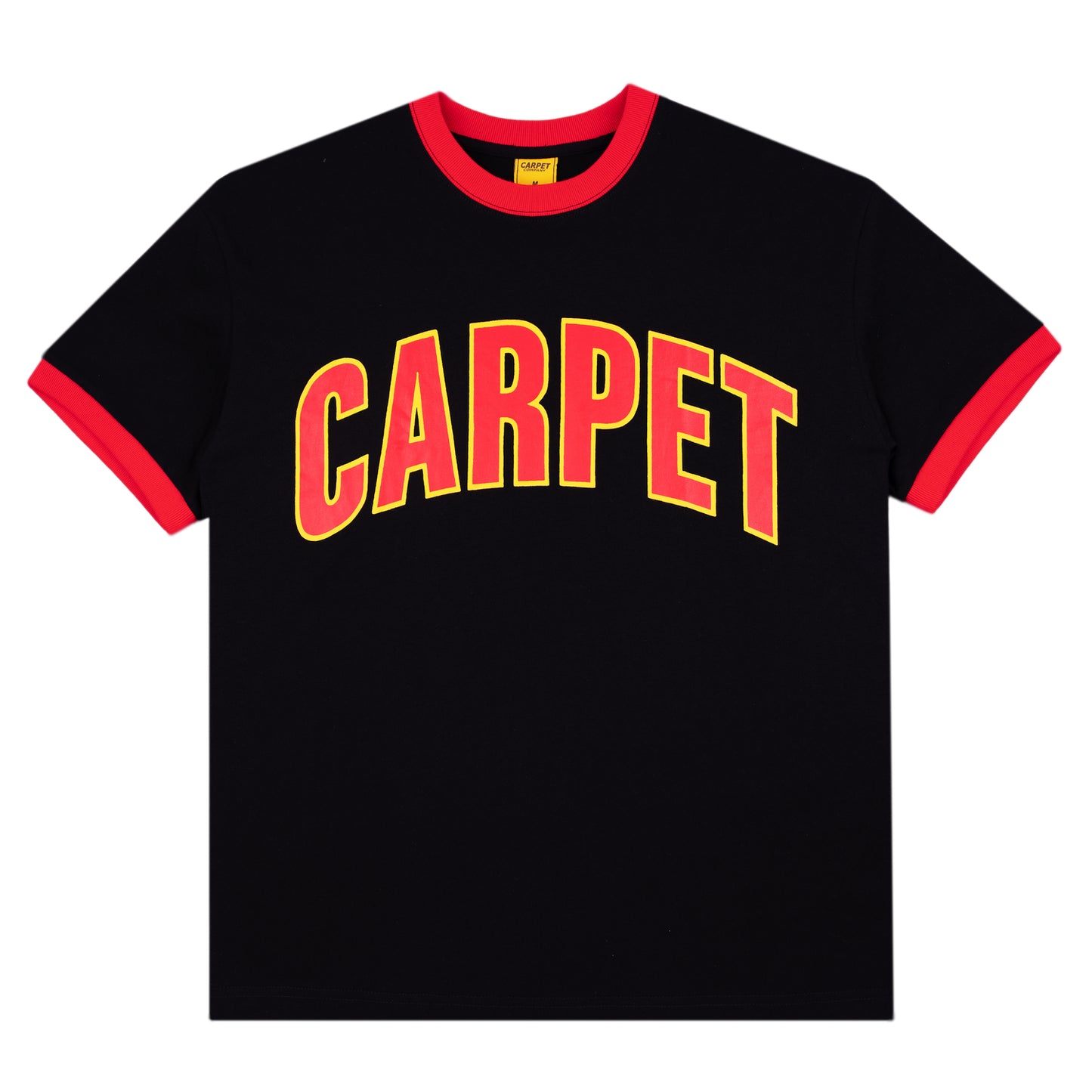 Carpet Company Varsity Ringer Tee - Black