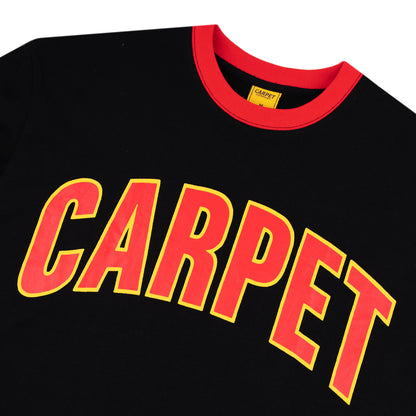 Carpet Company Varsity Ringer Tee - Black