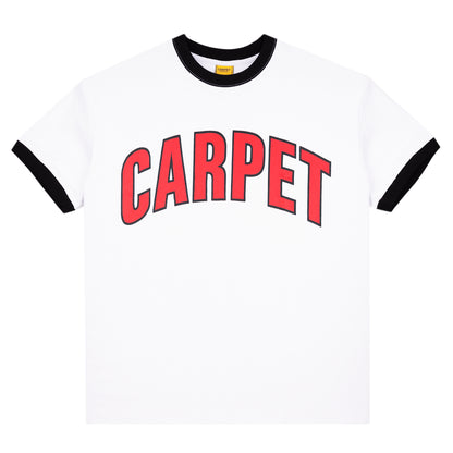 Carpet Company Varsity Ringer Tee - White