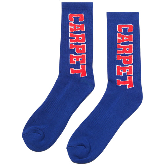 Carpet Company Varsity Socks - Blue