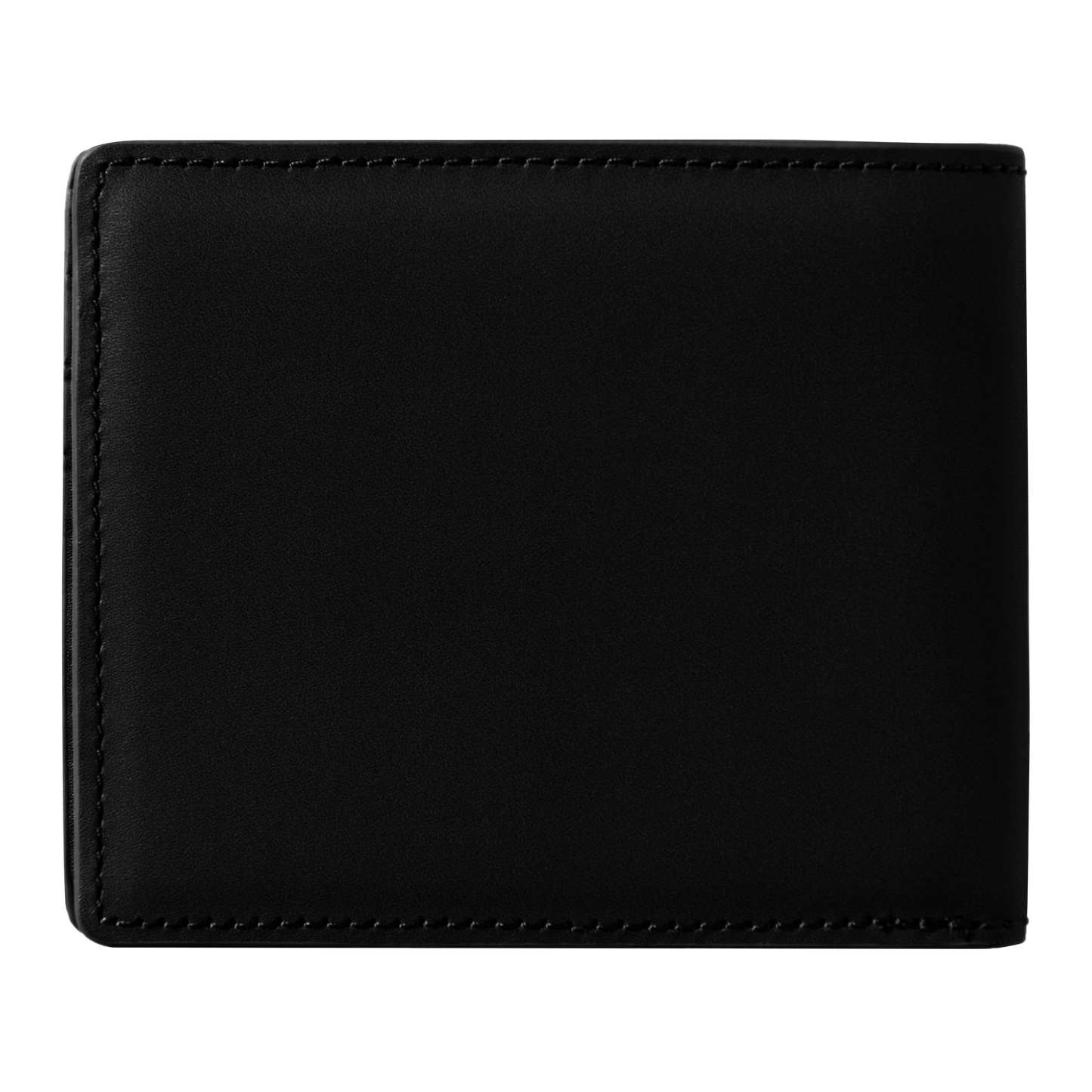 Carhartt WIP Vegas Billfold Wallet - Black Leather/Silver