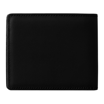 Carhartt WIP Vegas Billfold Wallet - Black Leather/Silver