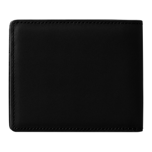 Carhartt WIP Vegas Billfold Wallet - Black Leather/Silver