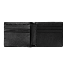 Load image into Gallery viewer, Carhartt WIP Vegas Billfold Wallet - Black Leather/Silver