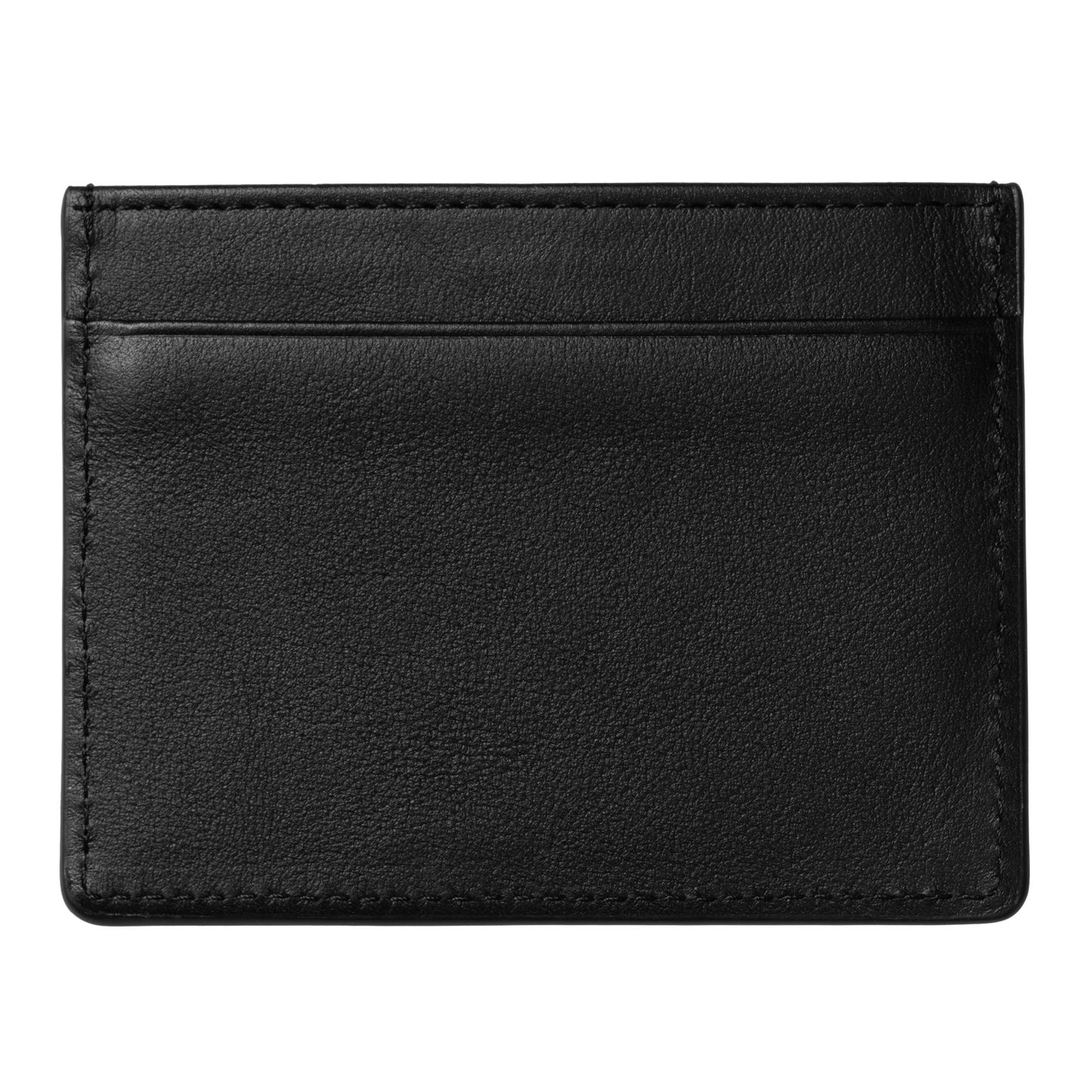 Carhartt WIP Vegas Cardholder - Black Leather/Silver