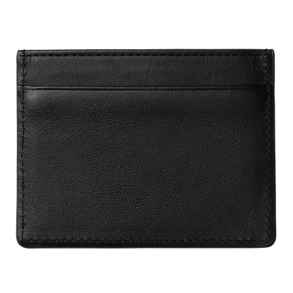 Carhartt WIP Vegas Cardholder - Black Leather/Silver