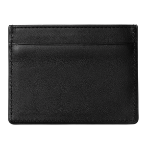 Carhartt WIP Vegas Cardholder - Black Leather/Silver