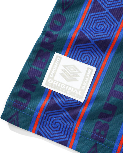 Butter Goods X Umbro Vert Jersey - Forest/Cobalt