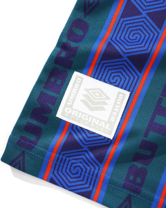 Butter Goods X Umbro Vert Jersey - Forest/Cobalt