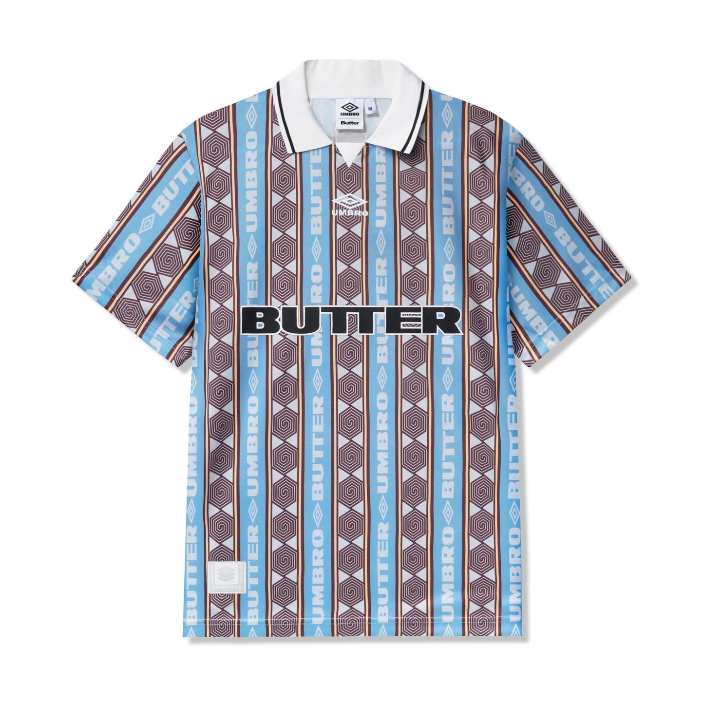 Butter Goods X Umbro Vert Jersey - Sky/Brown