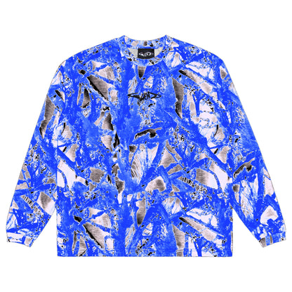 WKND Gradient Camo Long Sleeve - Blue/Grey