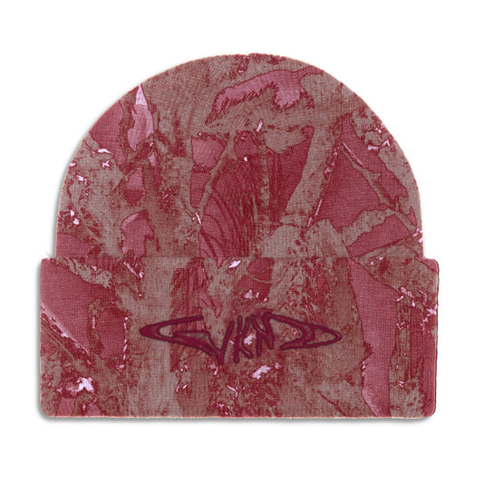 WKND Gradient Camo Beanie - Red