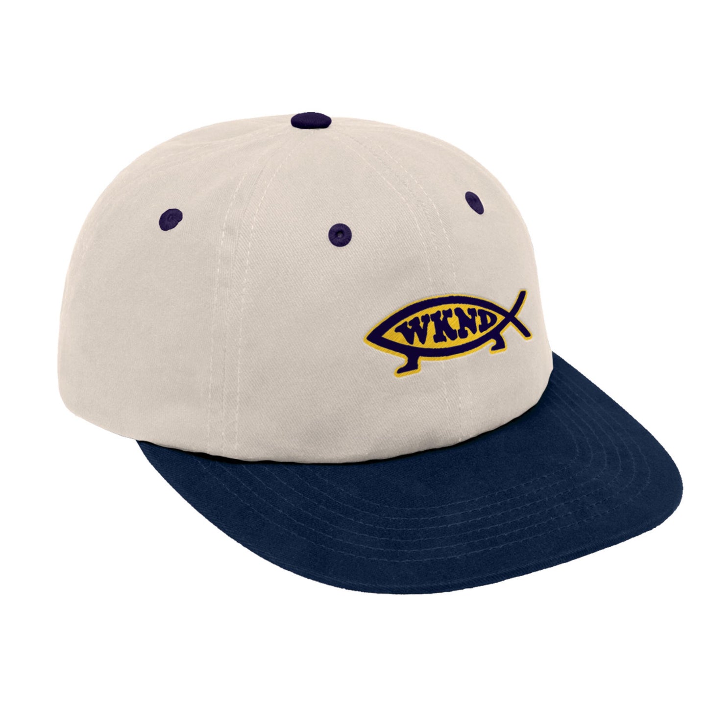 WKND Evo Fish Hat - Natural/Navy