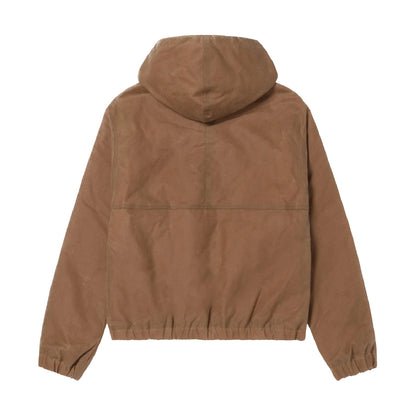 Stussy Waxed Cotton Work Jacket - Khaki