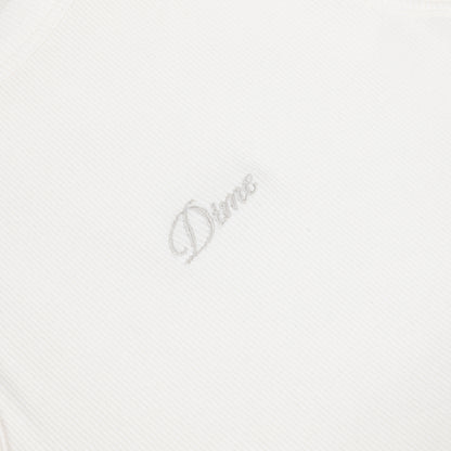 Dime Classic Rib Tank Top - Off White