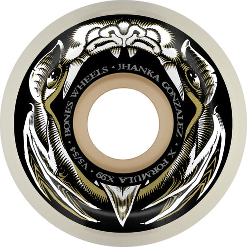 Bones Jhanka Night Flight X-Formula Wheels - 99A 54mm V5 Sidecut