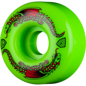 Powell Peralta Dragon Formula Rat Bones Green Wheels - 93A 54mm X 34mm