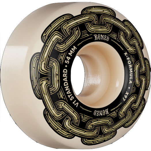 Bones Gold Chain X-Formula Wheels V1 Standard - 97A 54Mm