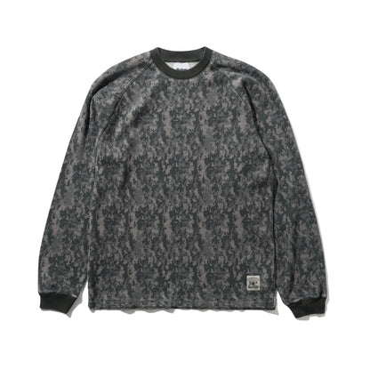 Butter Goods Waffle Longsleeve Top - Digital Camo