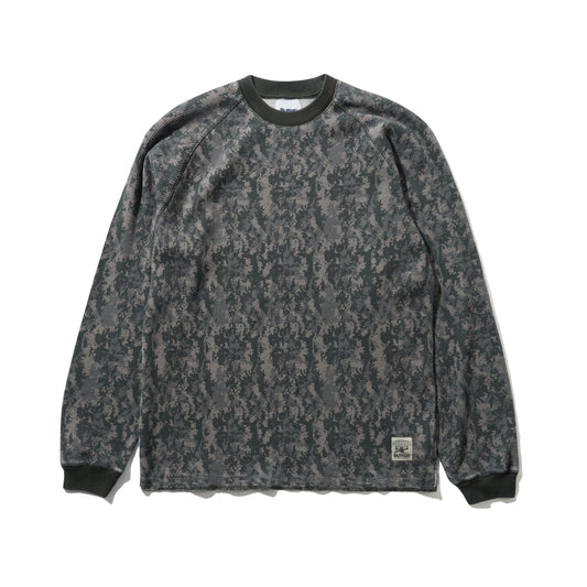 Butter Goods Waffle Longsleeve Top - Digital Camo