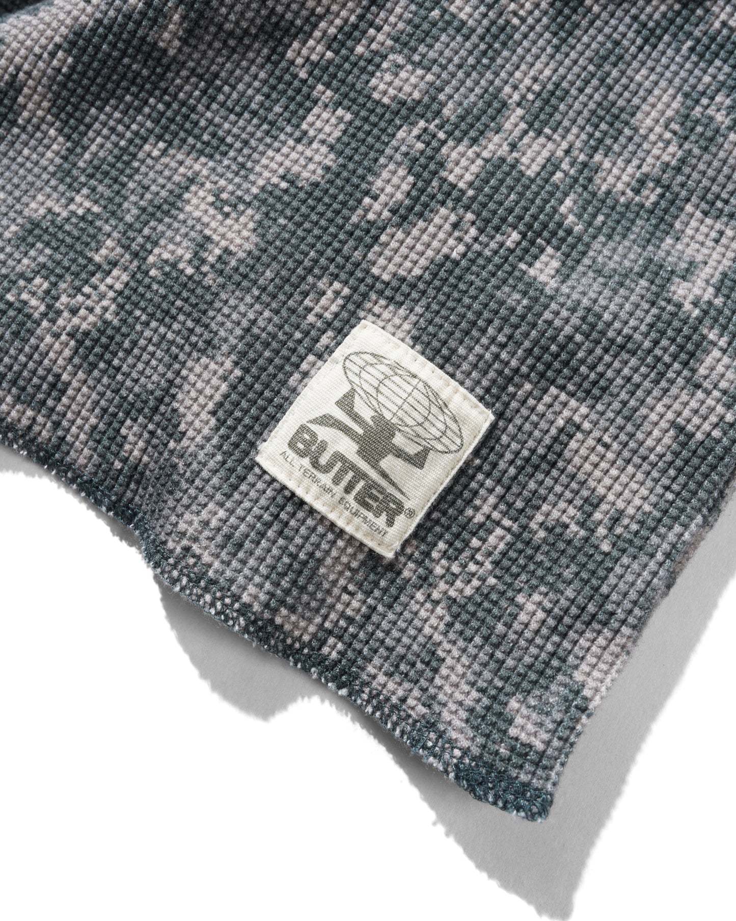 Butter Goods Waffle Longsleeve Top - Digital Camo