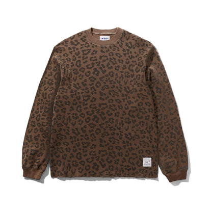 Butter Goods Waffle Longsleeve Top - Leopard