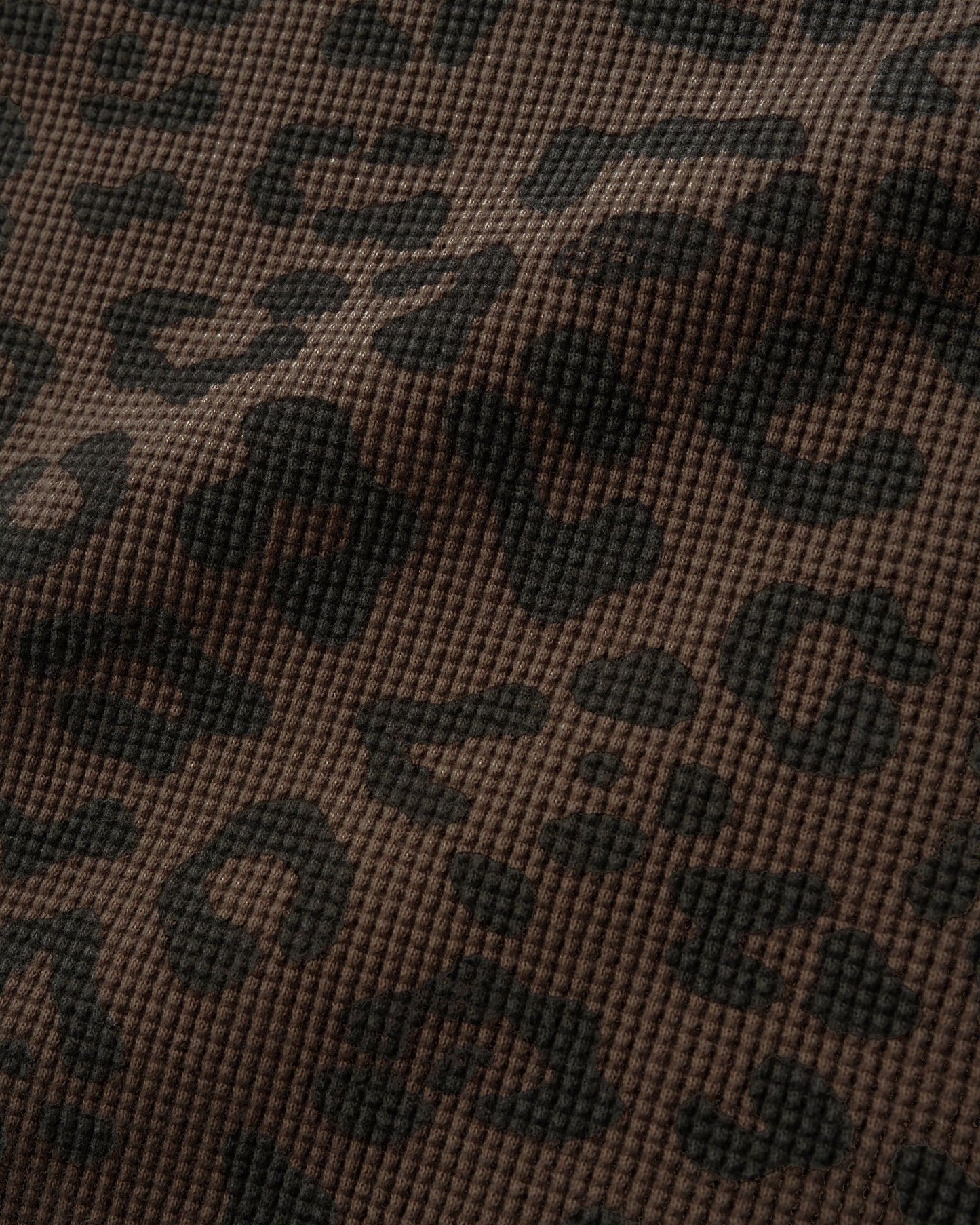 Butter Goods Waffle Longsleeve Top - Leopard