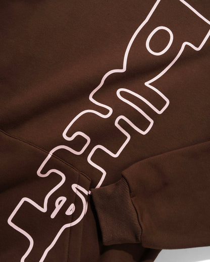 Butter Goods Warped Hoodie - Dark Brown