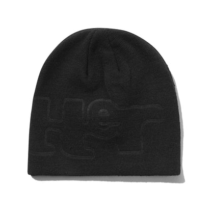 Butter Goods Warped Skully Beanie - Black