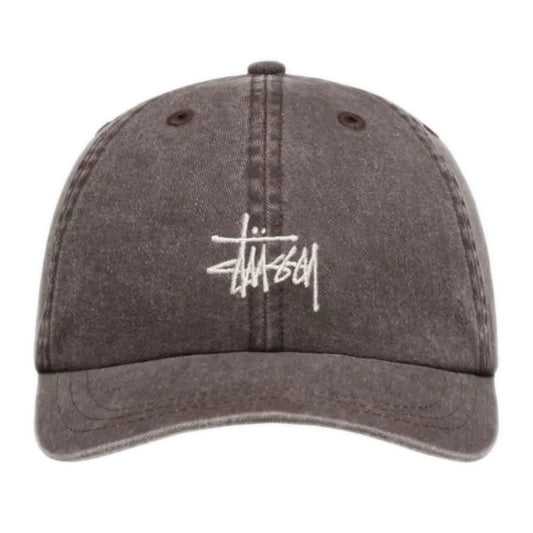 Stussy Washed Basic Low Pro Cap - Mocha