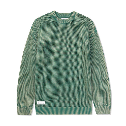 Butter Goods Washed Knitted Sweater - Washed Army