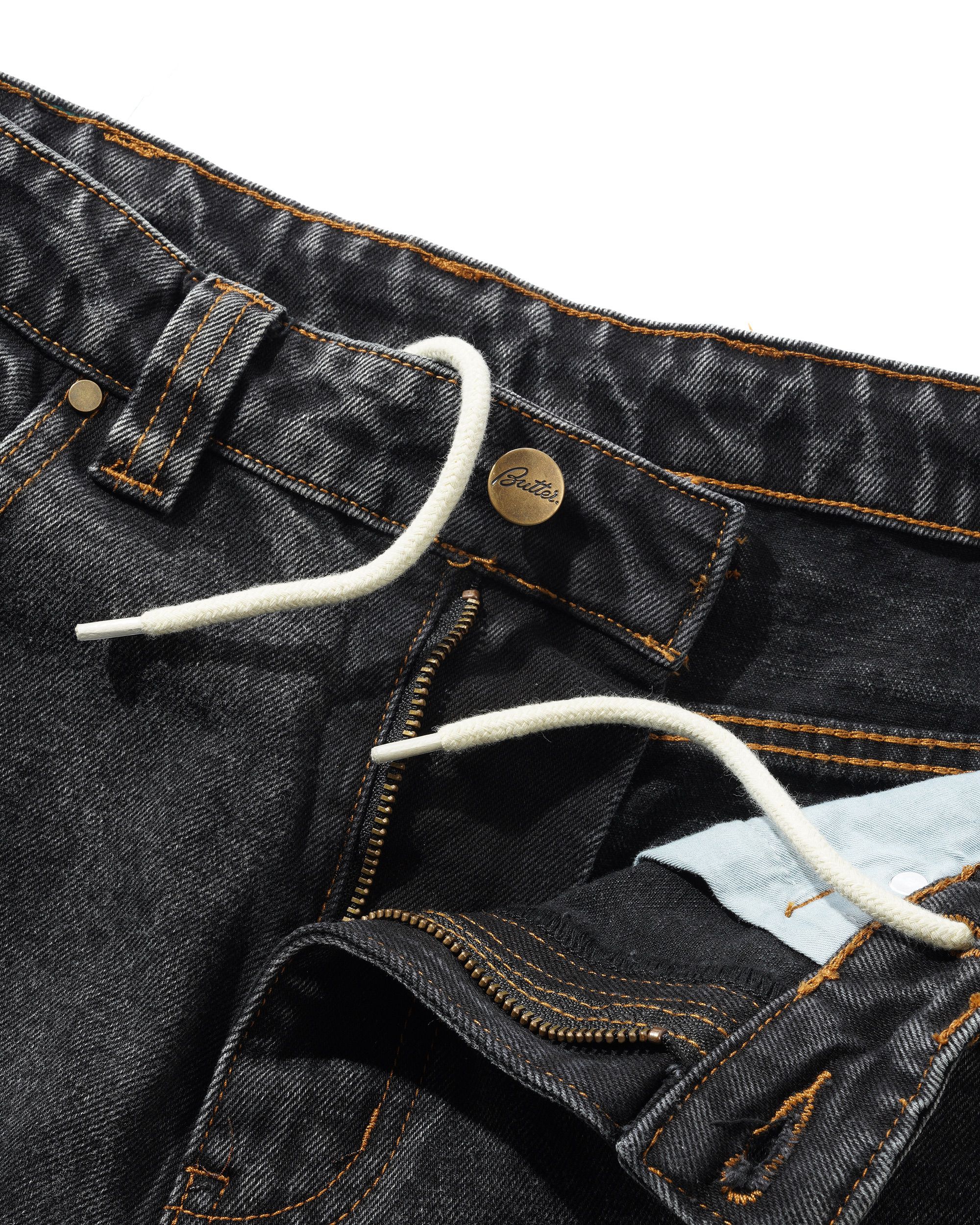 Butter Goods Weathergear Denim Jeans - Gunmetal – Ninetimes Skateshop