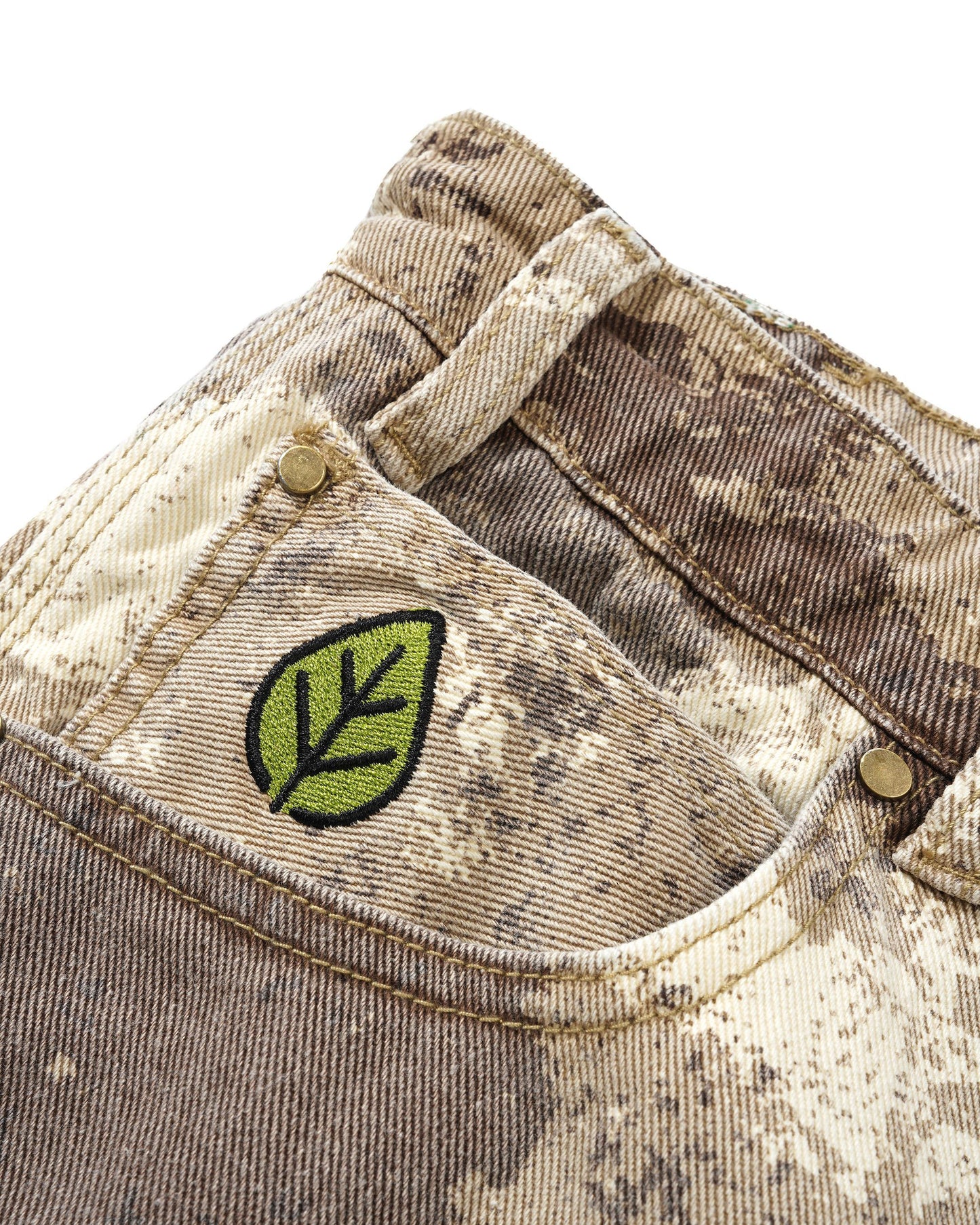 Butter Goods Weathergear Denim Shorts - Camo