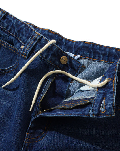 Butter Goods Weathergear Denim Shorts - Repaired Indigo