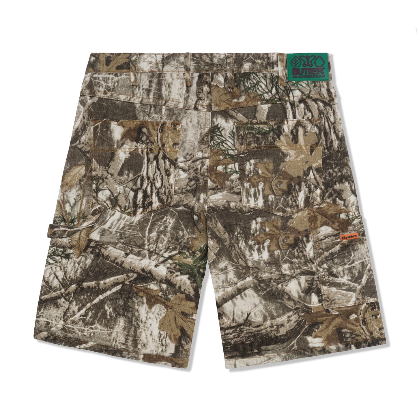Butter Goods Weathergear Heavy Weight Denim Shorts - Forest Camo