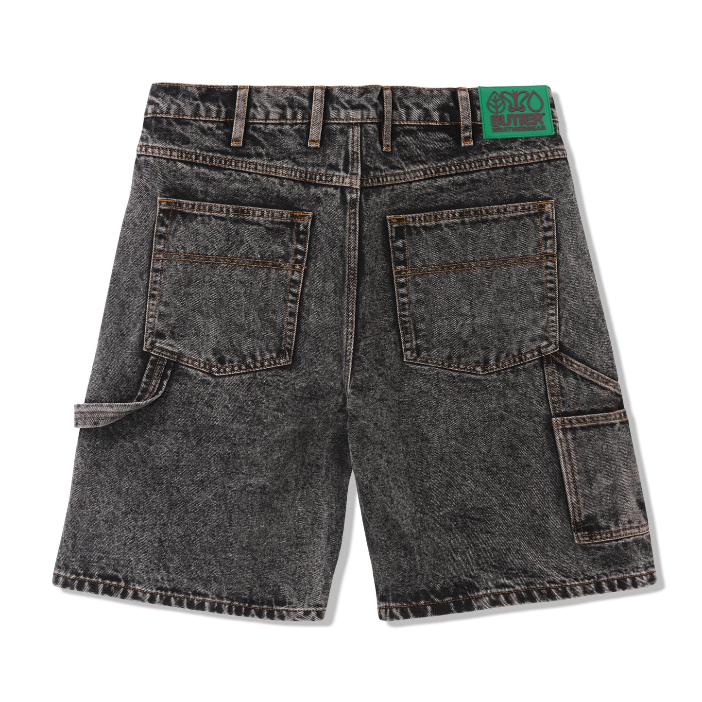 Butter Goods Weathergear Heavy Weight Denim Shorts - Gun Metal