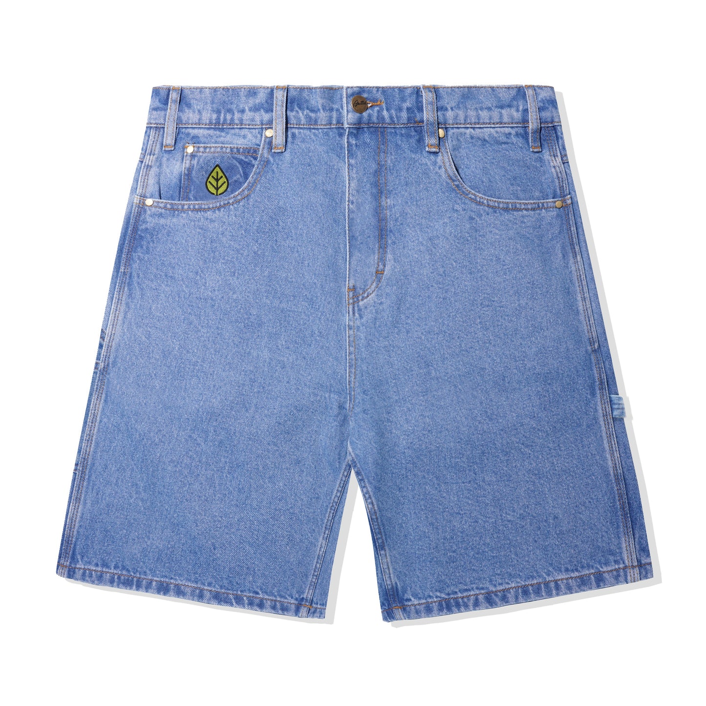 Butter Goods Weathergear Heavy Weight Denim Shorts - Washed Indigo