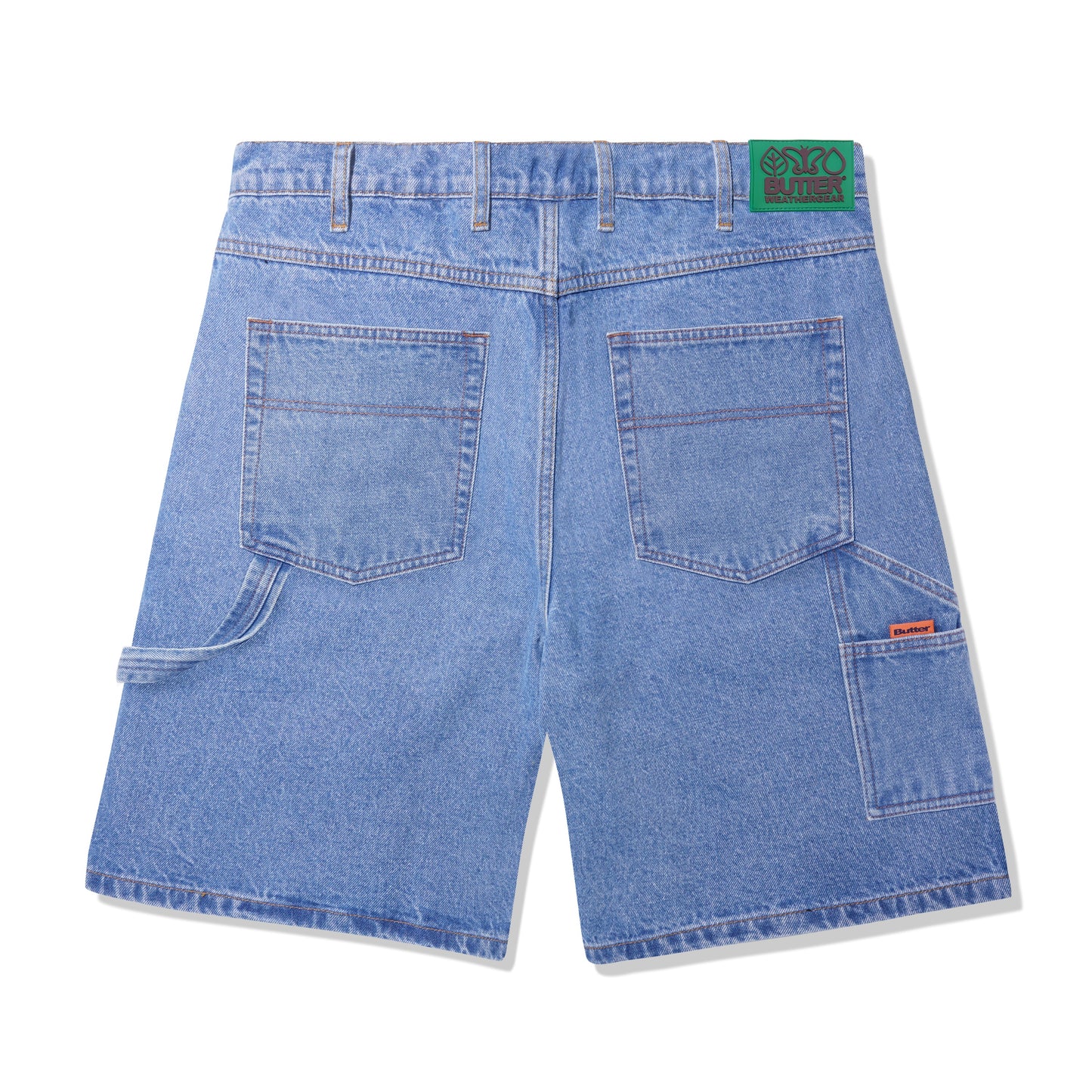 Butter Goods Weathergear Heavy Weight Denim Shorts - Washed Indigo