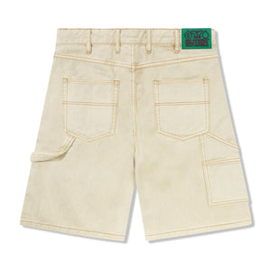 Butter Goods Weathergear Heavy Weight Denim Shorts - Washed Khaki