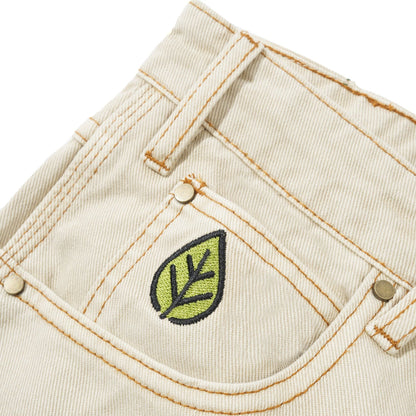 Butter Goods Weathergear Heavy Weight Denim Shorts - Washed Khaki