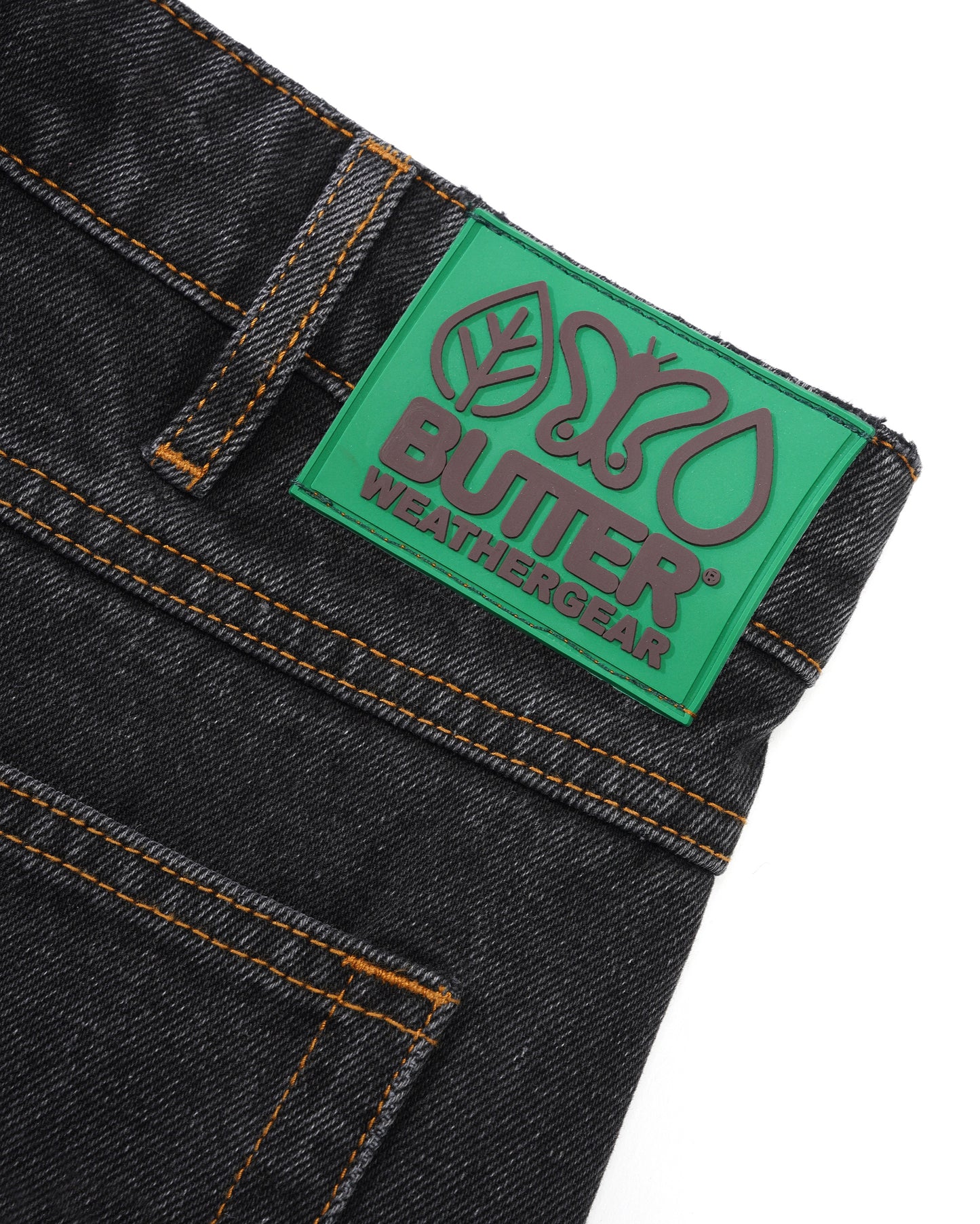 Butter Goods Weathergear Denim Jeans - Washed Black