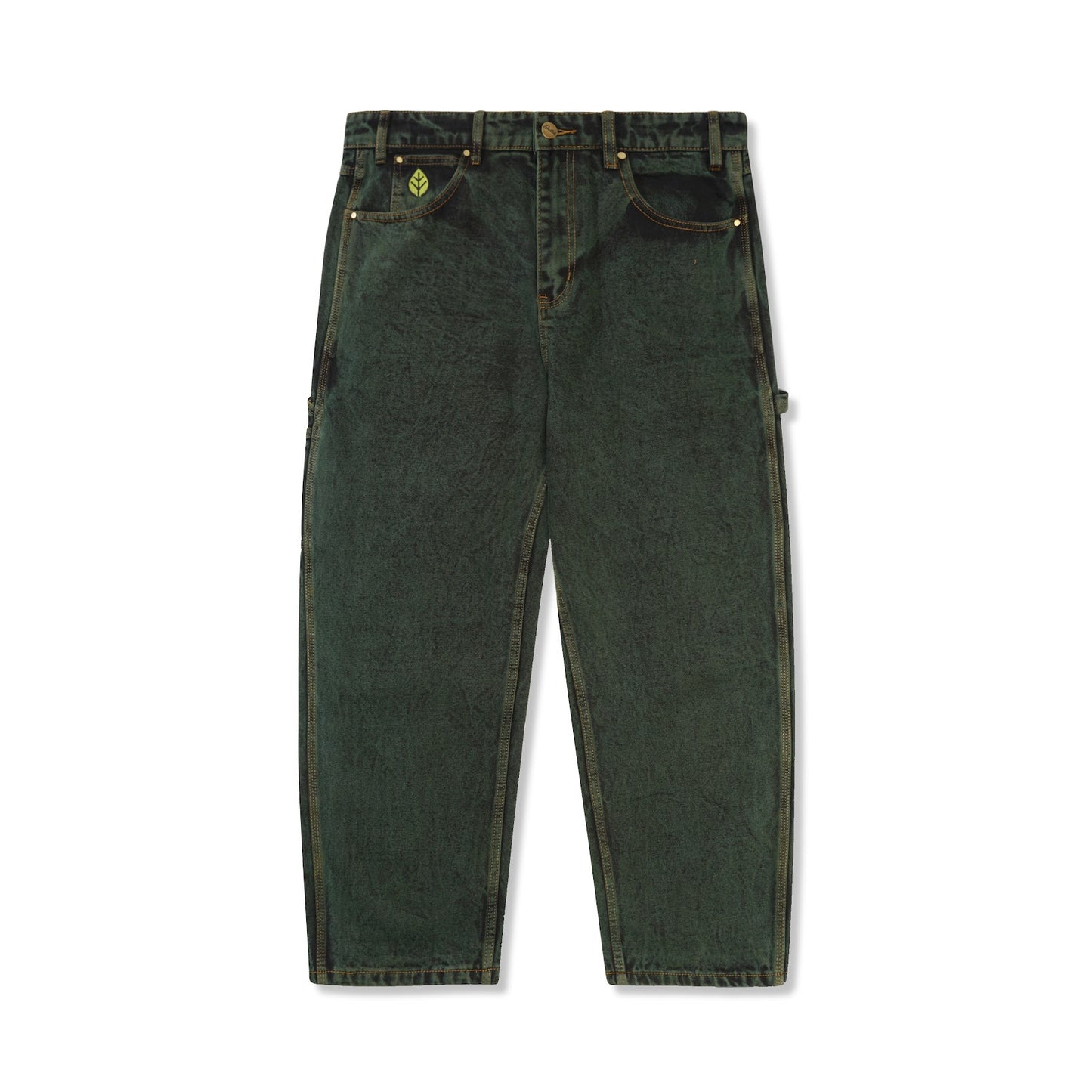 Butter Goods Weathergear Heavyweight Denim Jeans - Deep Forest Wash