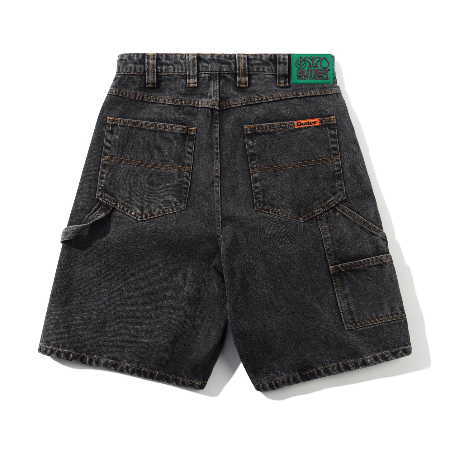 Butter Goods Weathergear Heavy Weight Denim Shorts - Gun Metal