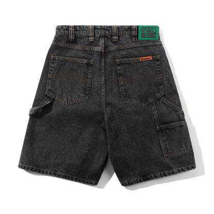 Butter Goods Weathergear Heavy Weight Denim Shorts - Gun Metal