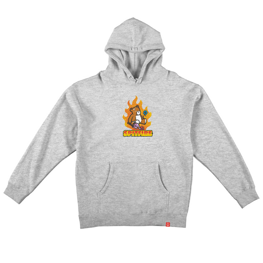 Spitfire Classic Lil Beatdowns Hoodie - Grey Heather